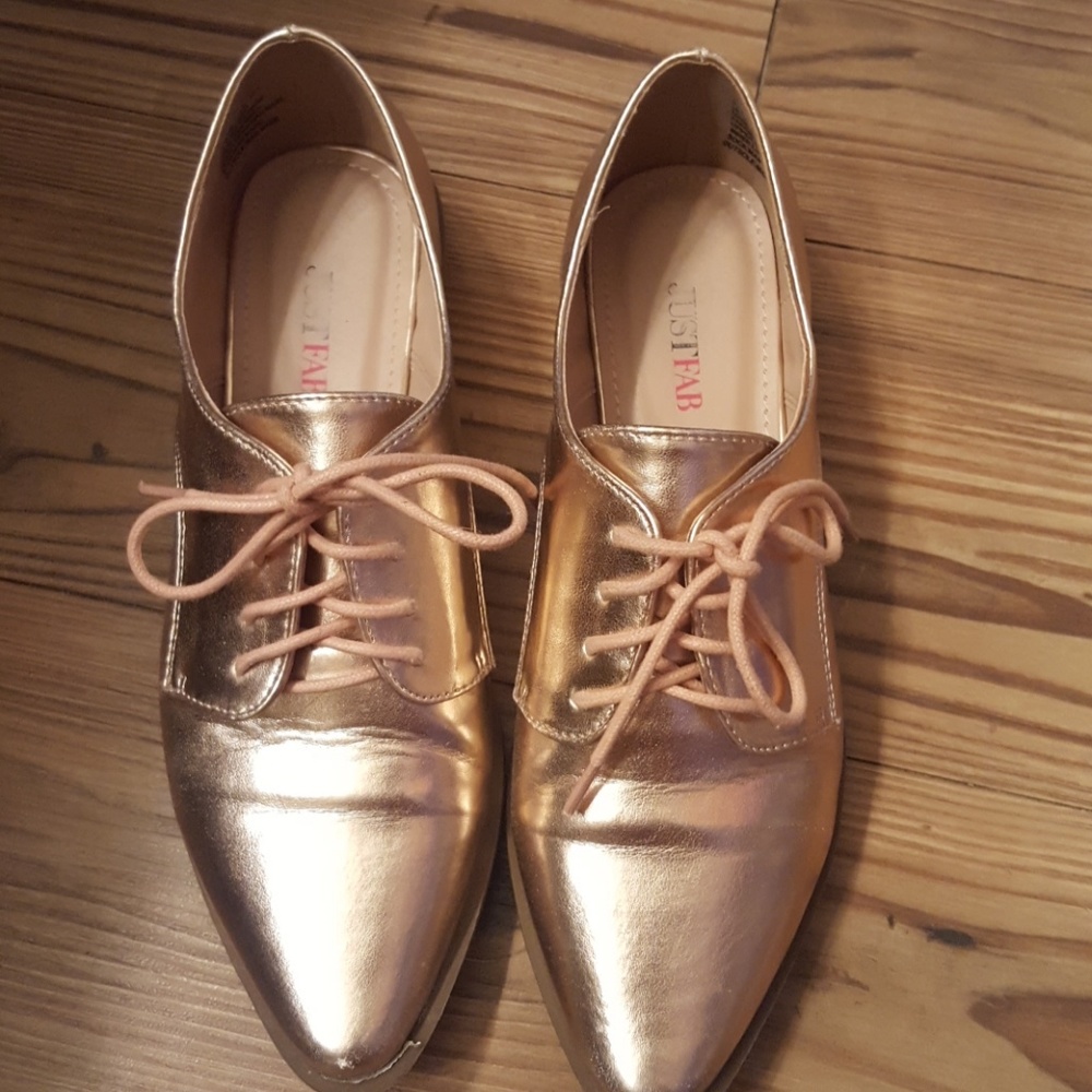 Rose Gold Oxfords